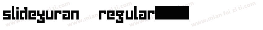slideyuran regular字体转换